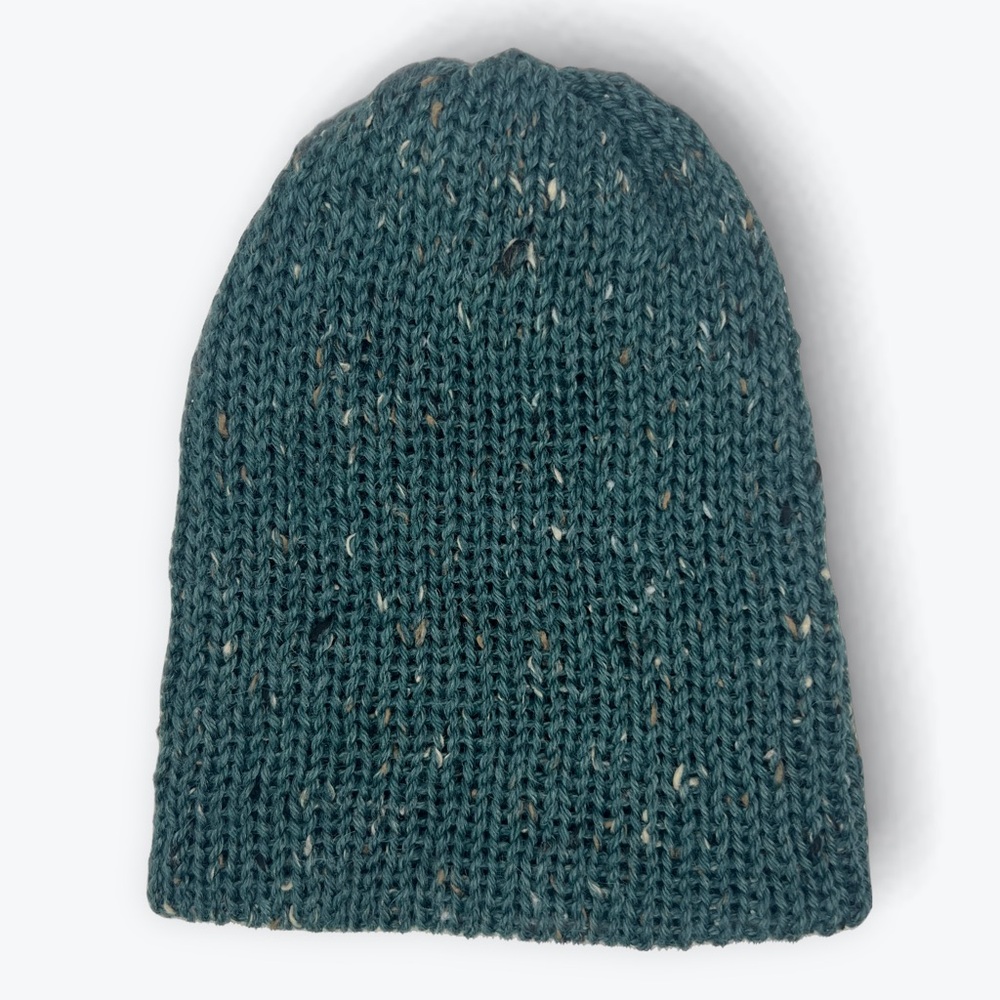 Handmade Alpaca Tweed Knit Beanie Handcrafted Unisex Hat Loch Ness - Picture 10 of 10
